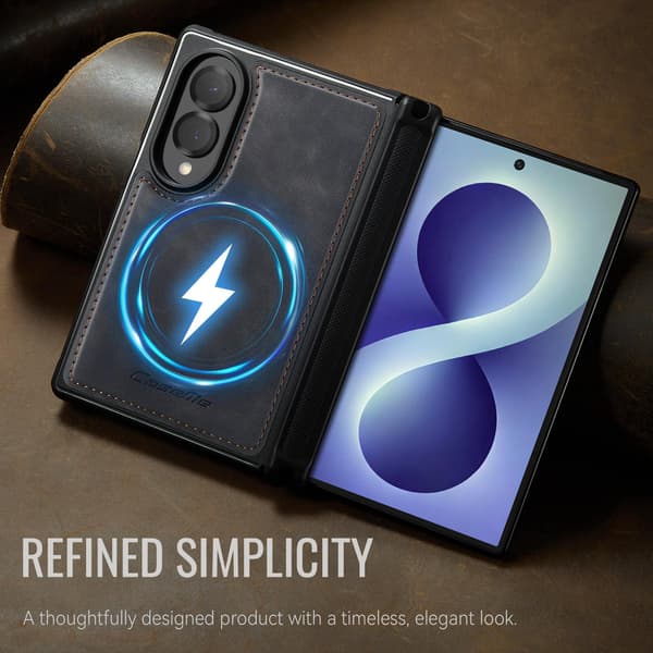CASEME Magnetisk telefondeksel til Samsung Galaxy Z Fold8 Black