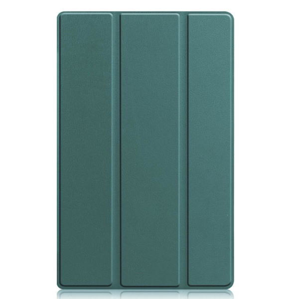 Til Lenovo Tab M10 Plus (Gen 3) Trifoldet Stativdæksel - Grøn Green