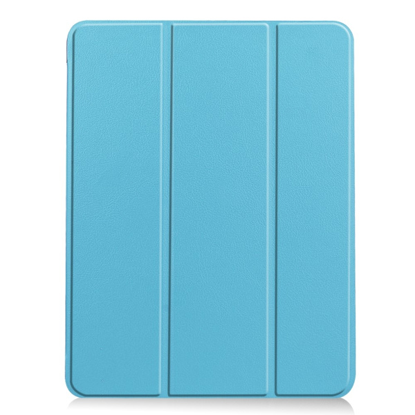 iPad Air 11 (2024) Kolminkertainen Teline Tabletin Suojakuori Kynäpidikkeellä Light blue