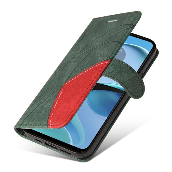 Til Motorola Moto G14 KT-serie-1 dobbeltfarve Green