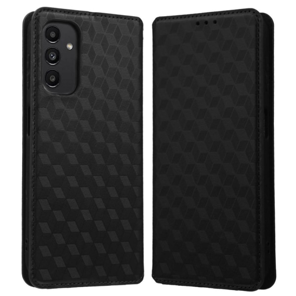 Rhombus Wallet Case for Samsung Galaxy A14 5G / 4G - Black Black