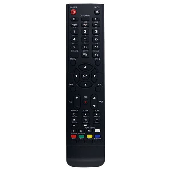 Fjärrkontroll Ersättning REV2 För AMIKO TV Svart