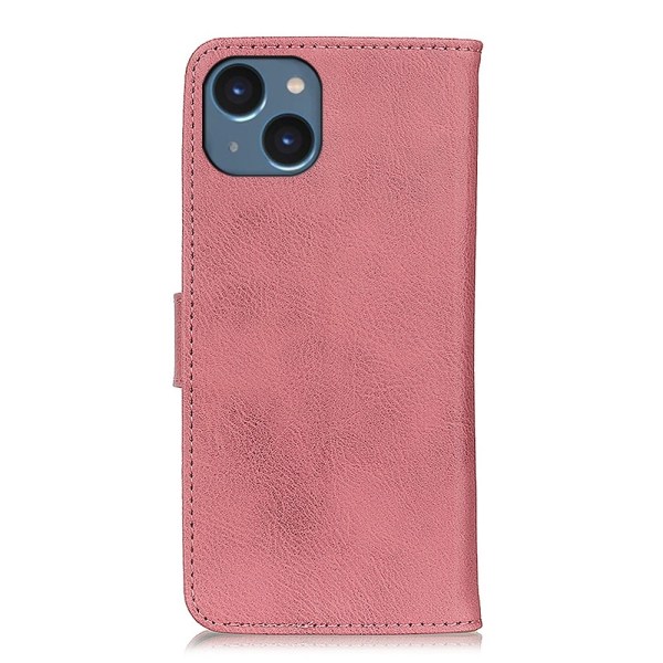 KHAZNEH Lommebok Stativveske for iPhone 15 Pink