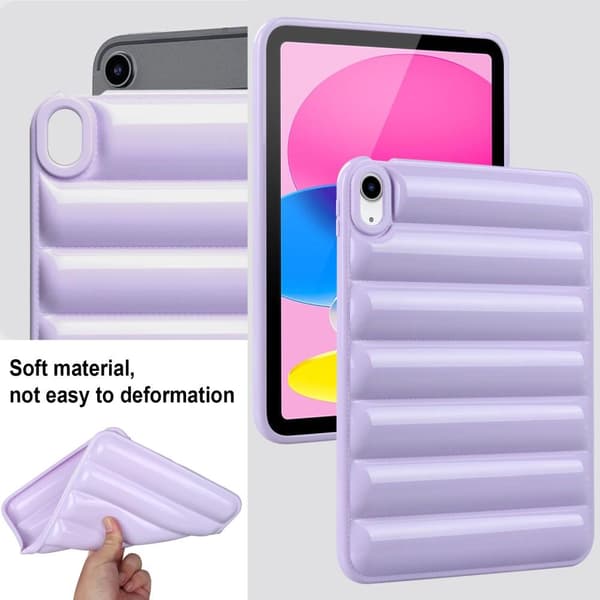 For iPad 10.9 (2022) Candy Color TPU - Lilla Purple