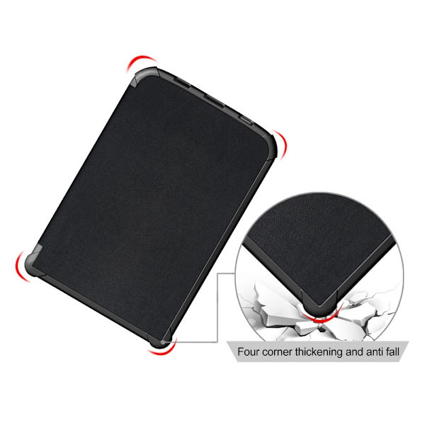 Etui til PocketBook læsetablet - Mange forskellige modeller - Sort Black