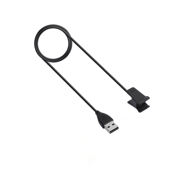 30cm udskiftning USB opladningskabel til Fitbit Alta - sort Black