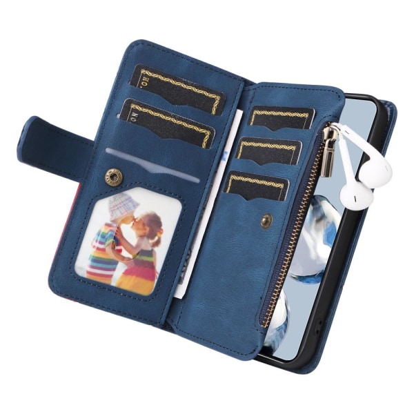 KT Multi-function Series-5 For Xiaomi 12T / 12T Pro Phone Case - Blue Blue