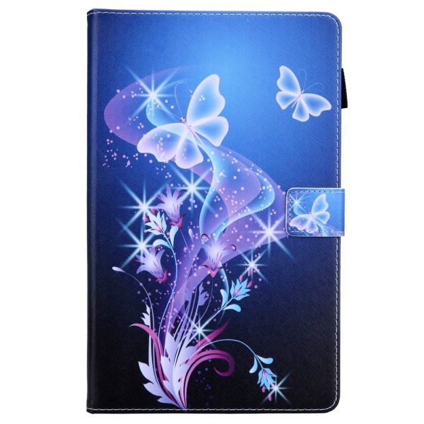 Samsung Galaxy Tab A9 Vikbart fodral korthållare - Dream Butterfly multifärg