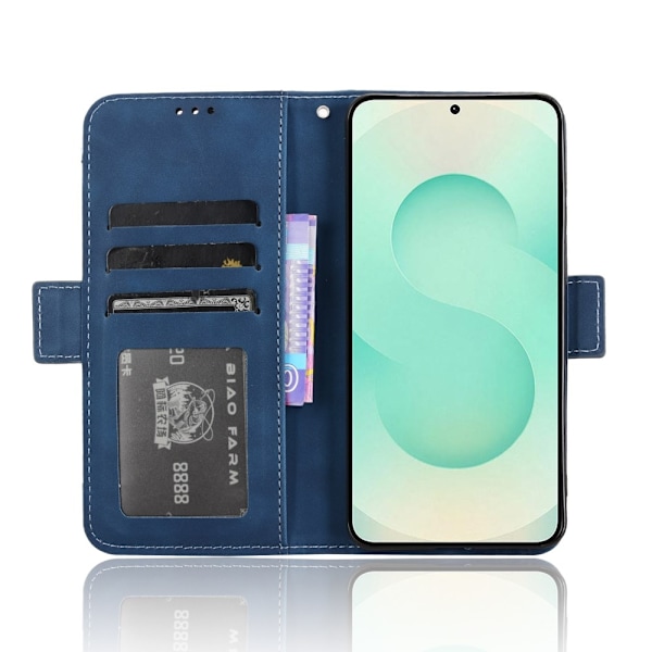 Wallet case Case Cover for Samsung Galaxy S25 Edge Blue