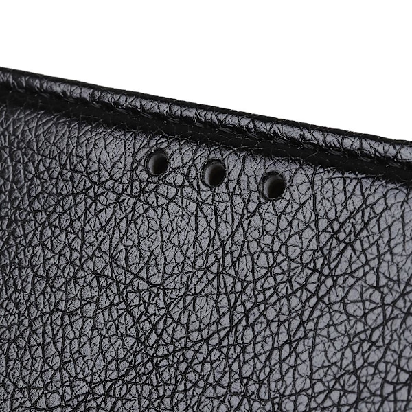 Nappa Texture Split lompakkotelineen kansi Xiaomi Poco F2 Prolle Black