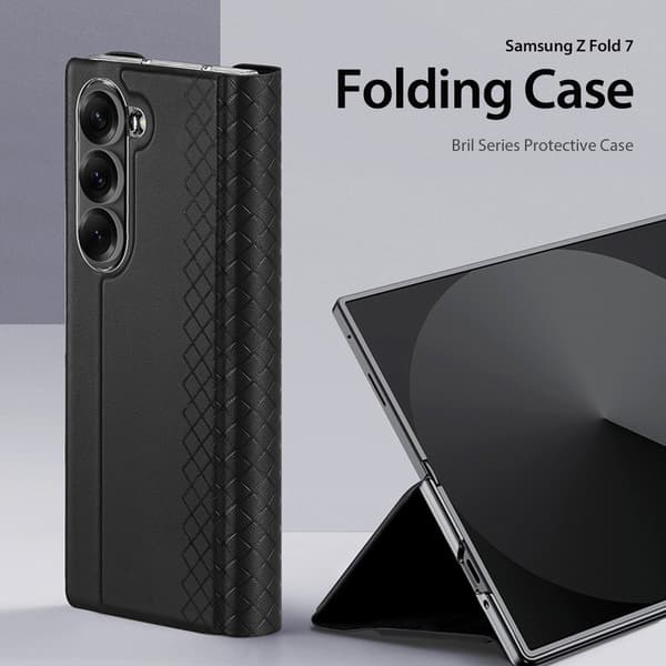 DUX DUCIS Bril Series til Samsung Galaxy Z Fold7 5G Cover - Sort Black