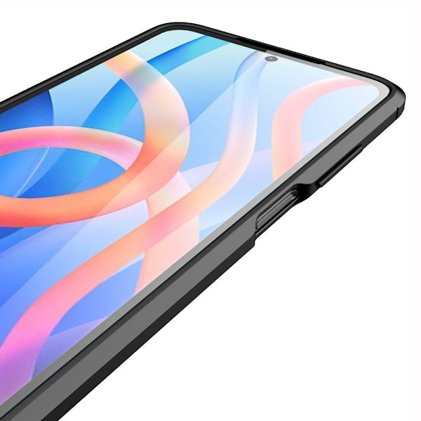 Litchi Texture Soft TPU Case for Xiaomi Redmi Note 11 / Note 11S - Black Black