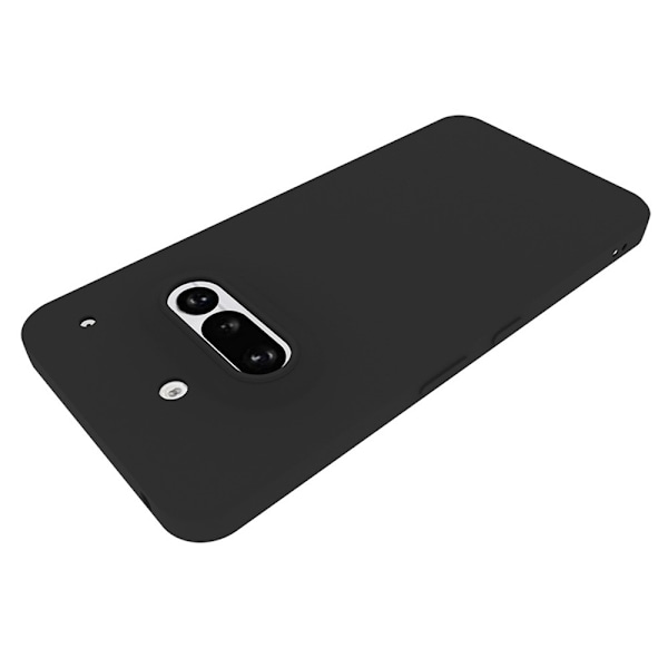 För Nothing Phone (3a) Skal Matt Finish Mjukt TPU Skyddsfodral Svart