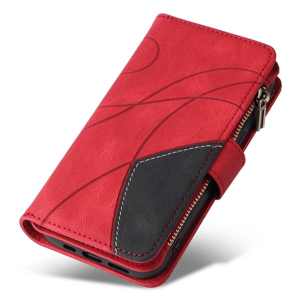 KT multifunktions - serie - 5 til Samsung Galaxy S24 Ultra telefonetui Red