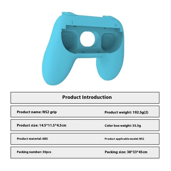 Kompatibel med Nintendo Switch 2-kontrollerdeksler 1 par Joy-Con - blå + oransje Blue