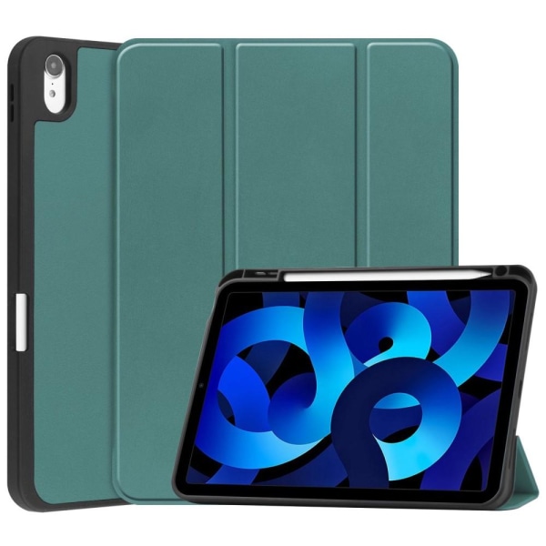 Apple iPad 10.9 2022 Slim fit tri-fold fodral Pennfack - Grön Grön