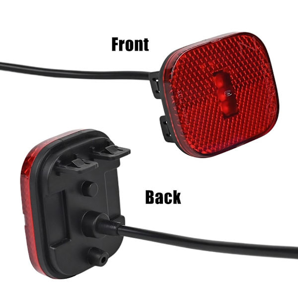 Bakre bremselys LED-lampe for Xiaomi 4 Go Scooter Red