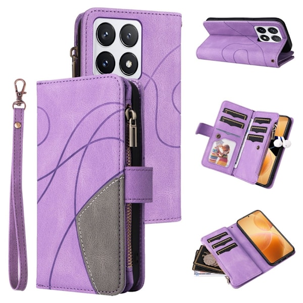 KT Wallet Case til Xiaomi 14T Pro Purple