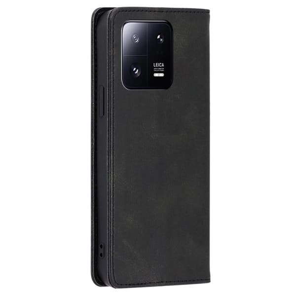 Til Xiaomi 13 Pro Wallet Stand Telefontaske - Sort Black