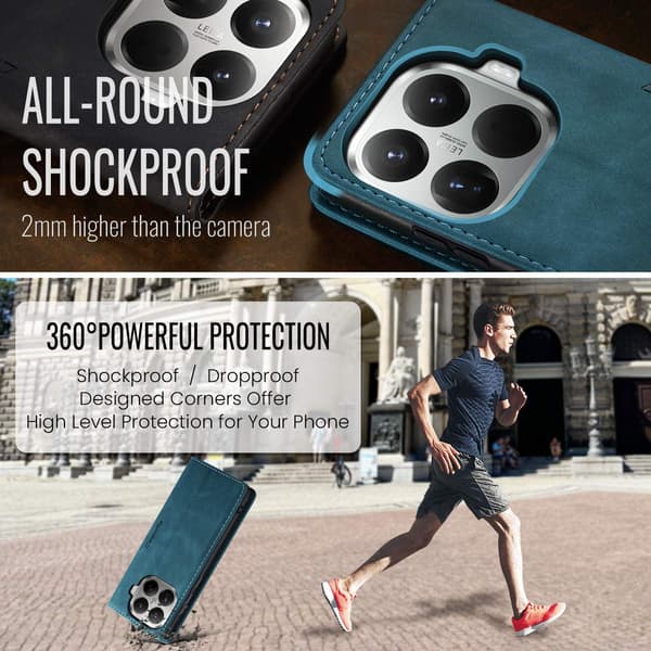 CASEME Til Xiaomi 17T Pungcover Blue