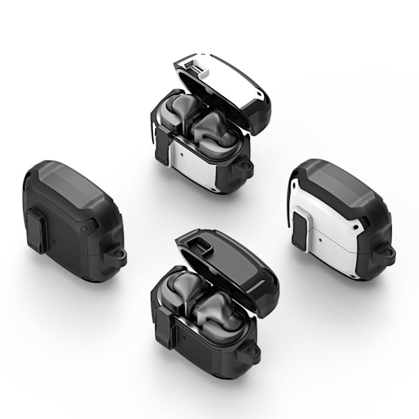DUX DUCIS Samsung Galaxy Buds3 Pro Buds3 -kotelolle koukulla - musta Black