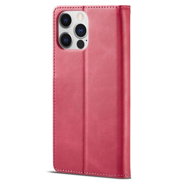 LC.IMEEKE Lompakkokotelo iPhone 15 Pro Max - Vaaleanpunainen Pink