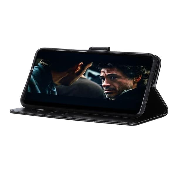 Motorola Moto E6s Lommebok - cover Sort Black