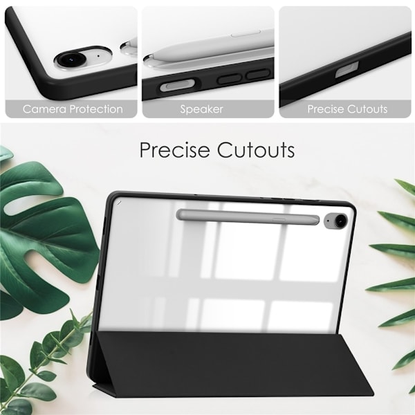 Til Samsung Galaxy Tab S10 Lite Etui Tablet Cover – Sort Black
