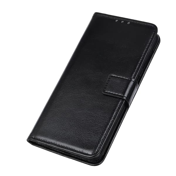 Till Motorola Moto E6s Plånboksfodral Svart Svart