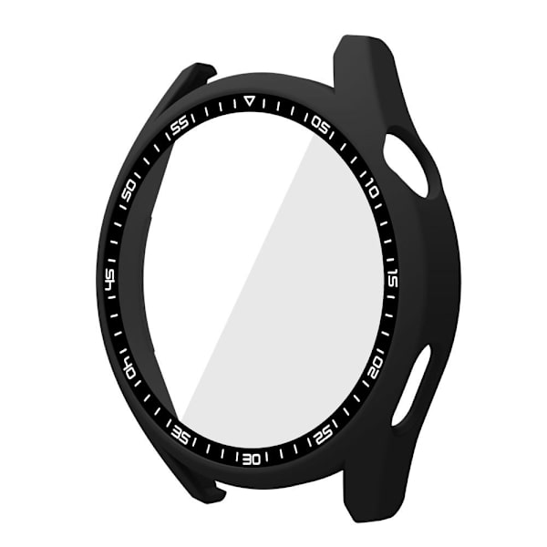 Huawei Watch GT 3 46mm kellon kotelon kehys karkaistulla lasilla musta Black