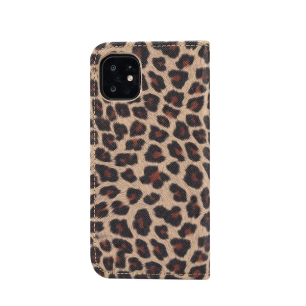 iPhone 11 Plånboksfodral Fodral Leopard - Gul Gul