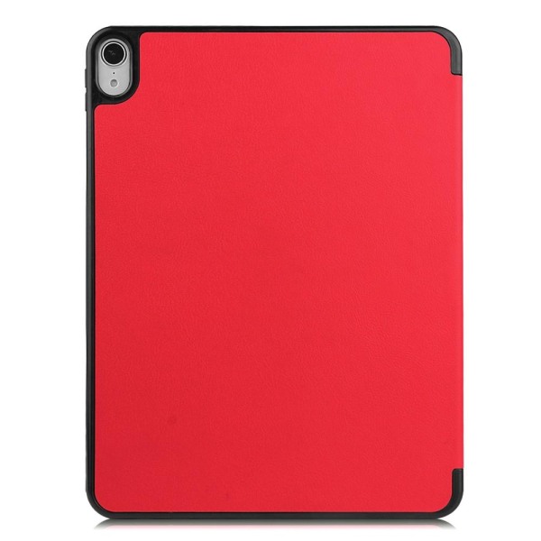 Apple iPad Air (2020) (2022) Slim fit tri-fold fodral - Röd grå