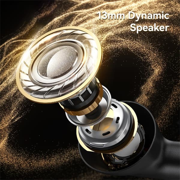 USAMS Echo E05 Langattomat Kuulokkeet In-Ear Bluetooth Dynaamiset Ajurit - Musta Black