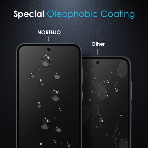 NORTHJO Til Samsung Galaxy A36 A56 Privacy Screen Protector Hærdet Glas Anti-Spy Transparent