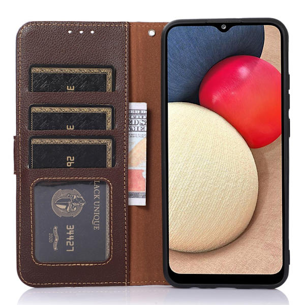 KHAZNEH Plånboksfodral till Google Pixel 8 Pro - Brun/Blå Brun