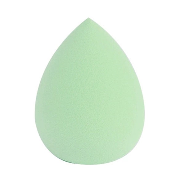 2 st Makeup Sponge Blender Teardrop Beauty Egg Rengöringspuff Hudvård Grön