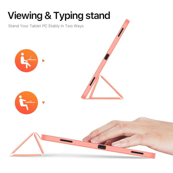 DUX DUCIS Tablettikotelo jalustalla Samsung Galaxy Tab S12+ puhelimelle Pink