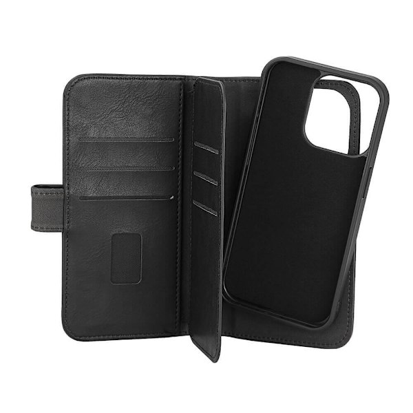 Gear Mobile-kotelo 2-in-1 7 Card MagSeries Musta iPhone 15 Prolle Black