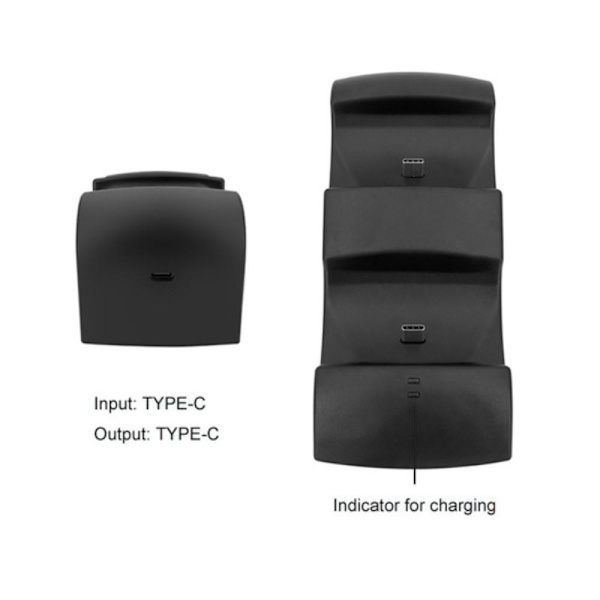 Yhteensopiva Nintendo Switch Pro Gamepad Controller Charger Charging Dock -telakan kanssa Black