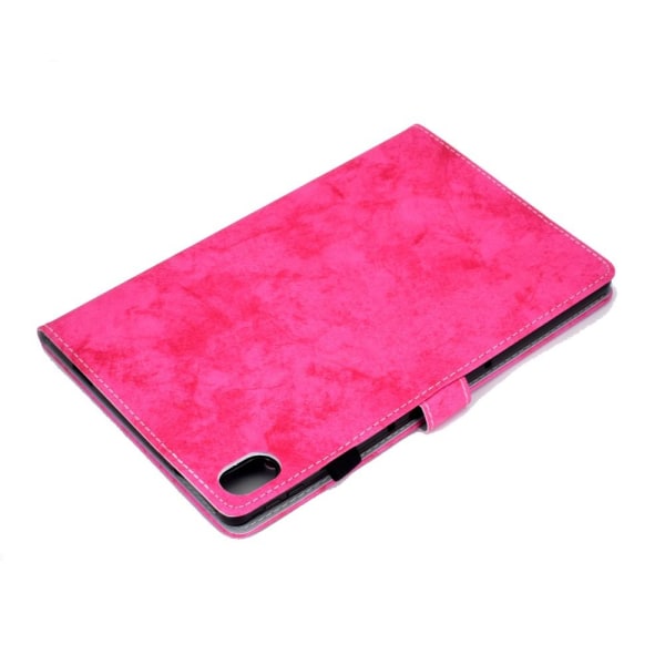 För iPad 10.9 2022 Vikbart fodral korthållare - Rose Mörkrosa