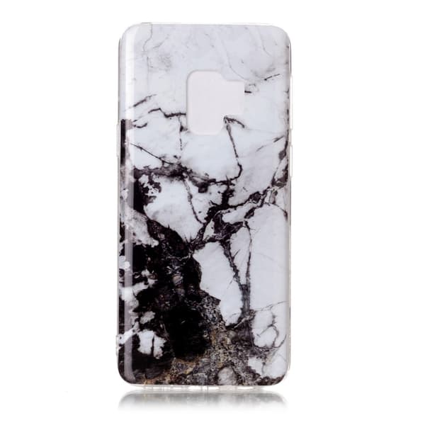 IMD Patterned TPU Mobile Kansi Samsung Galaxy S9 SM - G960 - Grey Marble