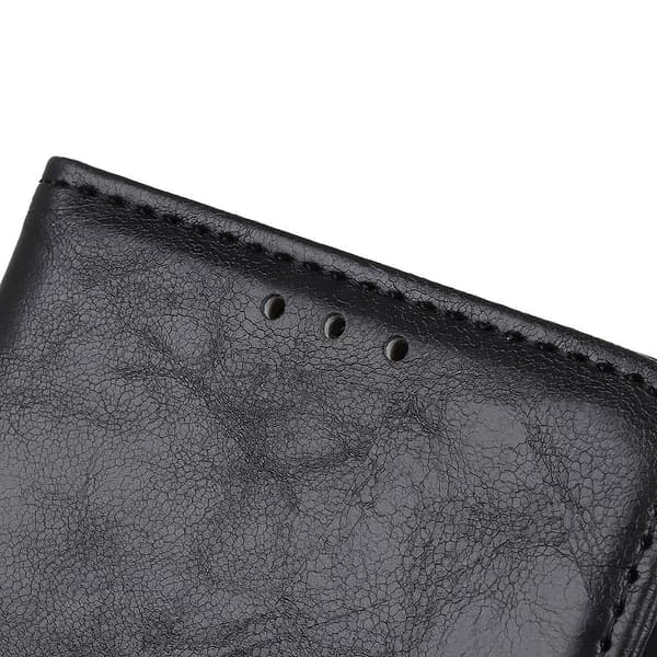 Crazy Horse Texture Wallet Stand Case for Realme GT Neo2 Black