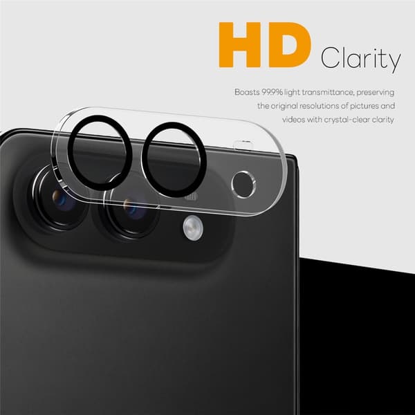 NORTHJO Kameran linssuoja iPhone Duo puhelimelle Black