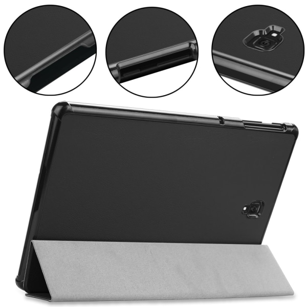 Kolminkertainen telinekotelo Samsung Galaxy Tab S4 10.5 T830/T83 Black