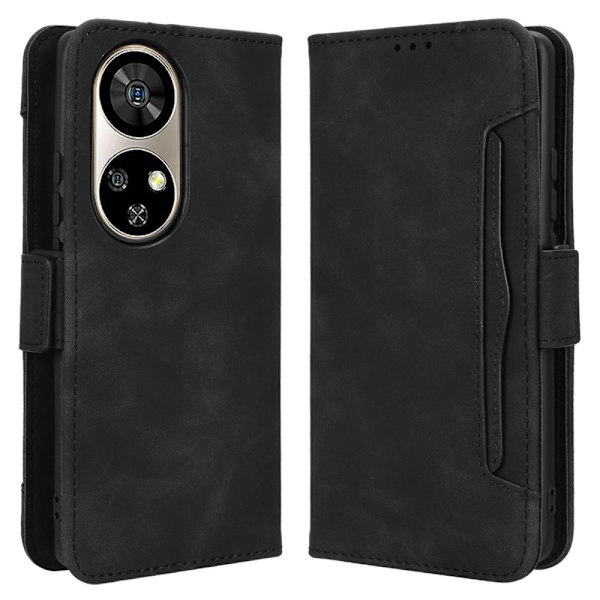 Til Ulefone Note 17 Pro Multiple Card Slots Pung etui Beskyttende Black