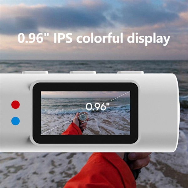 Videokamera Glasögon Kamera IPS-skärm WIFI APP-kontroll 2.7K Ultra HD Svart