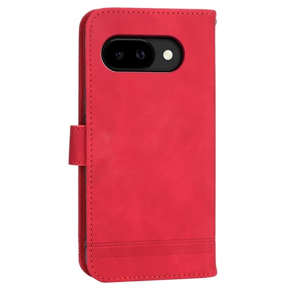 DIERFENG Til Google Pixel 10a Pungcover med Stander og Håndledsrem Red