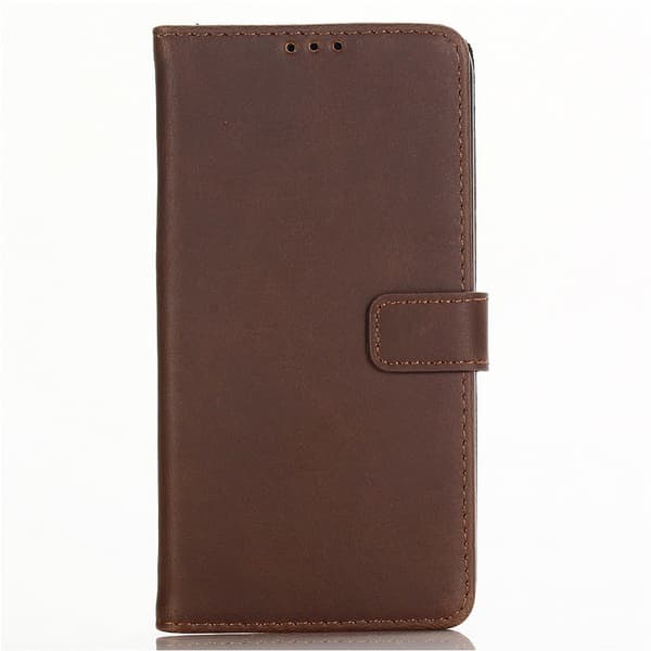 Retro Style Wallet Stand Kansi - OnePlus 7 - Coffee Brown