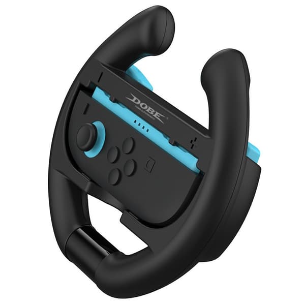 2 stk. kompatibel med Nintendo Switch 2 Joy-Con-kontrollerholder til racingratt Black
