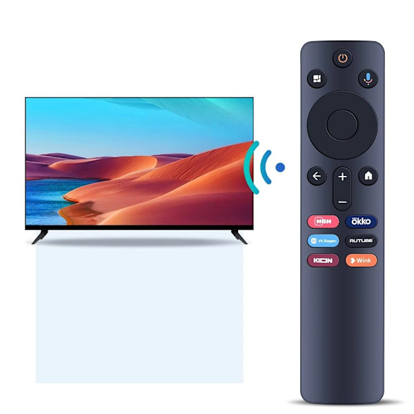 Fjernkontroll utskiftning XMRM-N5 for Xiaomi TV-boks med stemmefunksjon Black